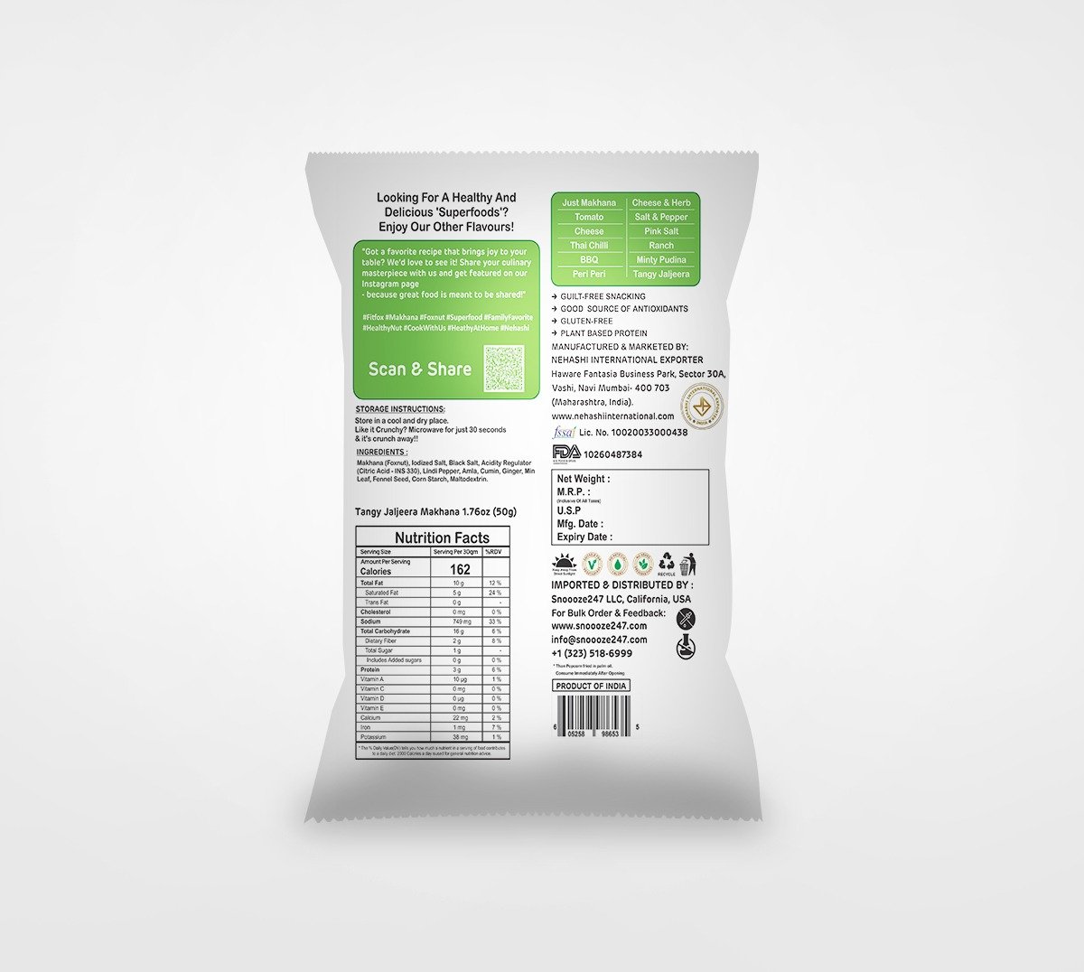 tangy jaljeera makhana